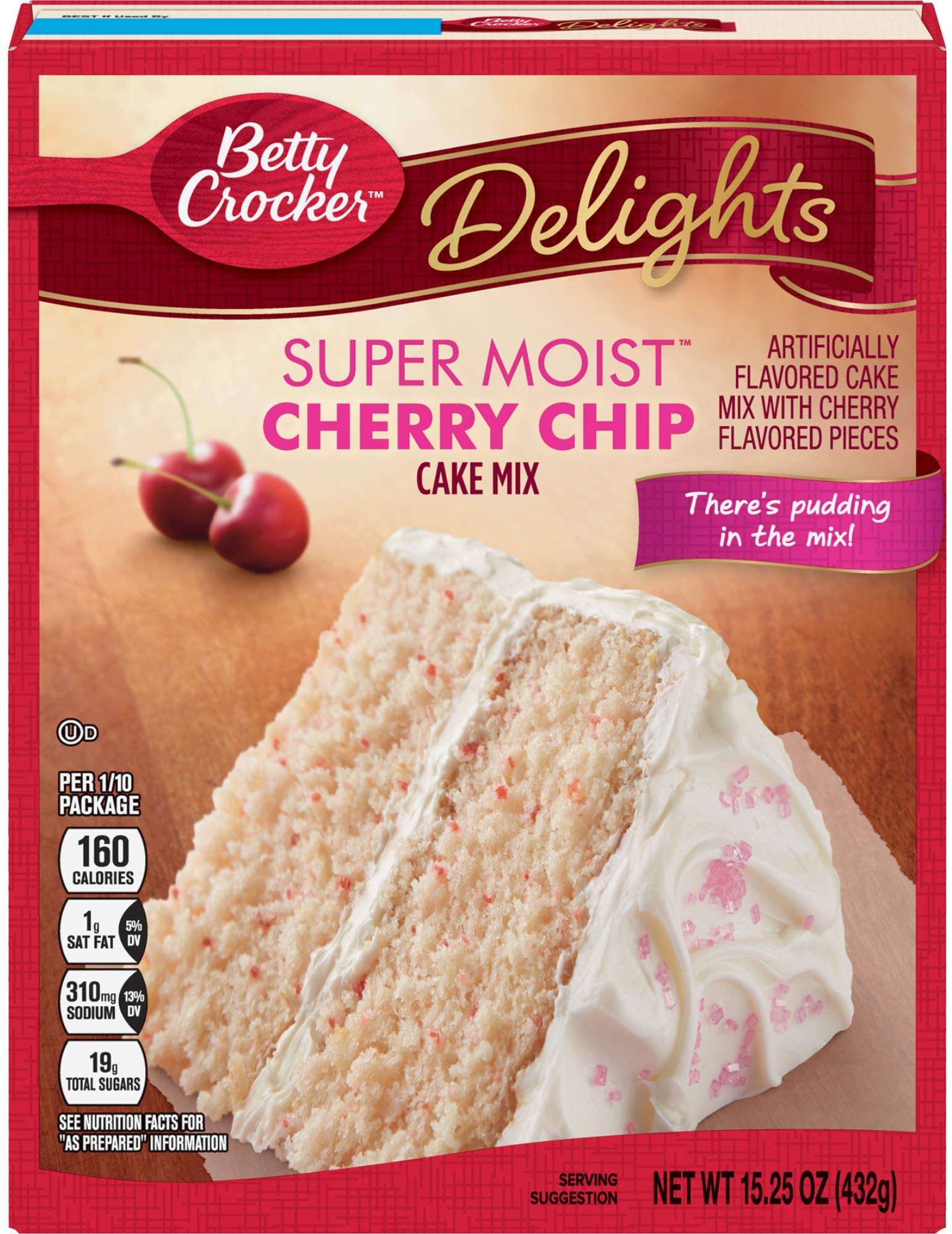 Betty Crocker Cherry Chip Cake Mix and Cherry Frosting Bundle - 2 of Each