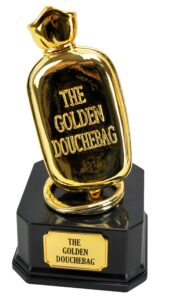 bigmouth inc the golden douchebag trophy