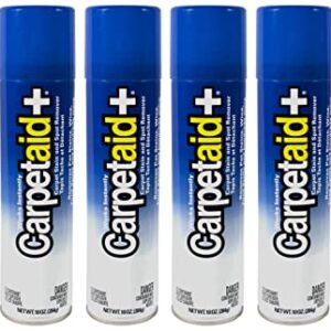 10 Oz. CarpetAid+ Carpet Stain Remover & Spot Cleaner (Pack of 6 Cans): Easily and Effectively Remove Food, Drink, Dirt, Mud, Pet, and Other Stubborn Stains Instantly; No Rubbing or Scrubbing