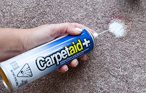 10 Oz. CarpetAid+ Carpet Stain Remover & Spot Cleaner (Pack of 6 Cans): Easily and Effectively Remove Food, Drink, Dirt, Mud, Pet, and Other Stubborn Stains Instantly; No Rubbing or Scrubbing