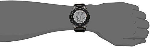 Armitron Sport Men's 40/8330BLK Brown Accented Digital Chronograph Black Nylon Strap Watch