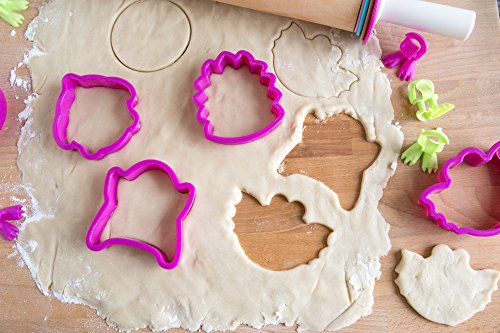 Bakelicious Monster Cookie Cutters and Feet Set, 29-Piece