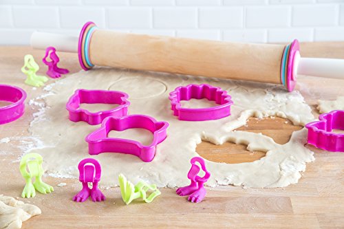 Bakelicious Monster Cookie Cutters and Feet Set, 29-Piece