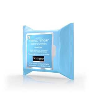 Neutrogena Makeup Remover Cleansing Towelettes, Fragrance Free, 25 ct (Pack of 6)