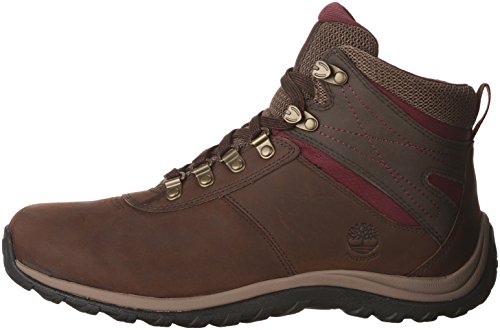 Timberland womens Norwood Mid Waterproof Hiking Boot, Dark Brown, 8.5 US