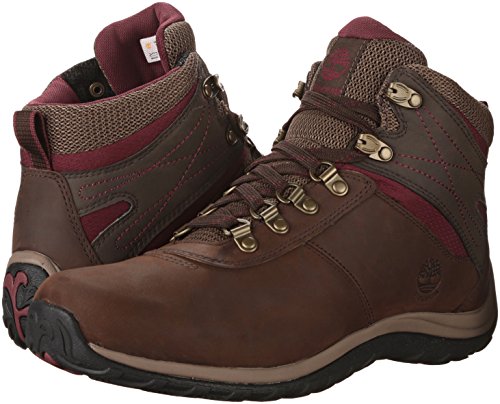 Timberland womens Norwood Mid Waterproof Hiking Boot, Dark Brown, 8.5 US