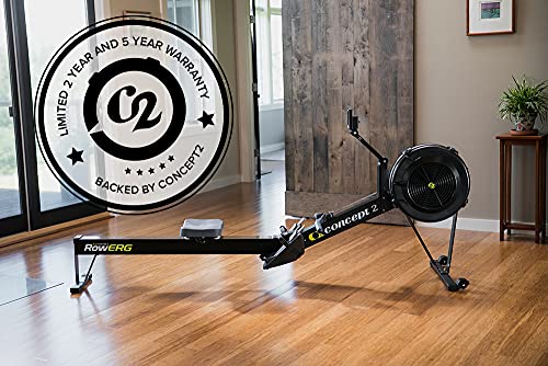 Concept2 RowErg Indoor Rowing Machine - PM5 Monitor, Device Holder, Adjustable Air Resistance, Easy Storage