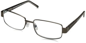 foster grant wes multifocus reading glasses with anti-reflective glasses coating, men