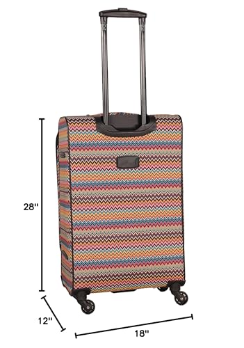 American Flyer Gold Coast 5-Piece Spinner Luggage Set, Pink, One Size