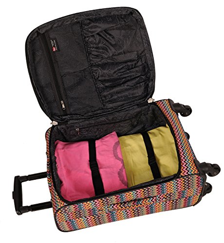 American Flyer Gold Coast 5-Piece Spinner Luggage Set, Pink, One Size