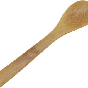 JapanBargain 3806, Large Bamboo Spoon Fork and Butter Spreader Set for Eating or Cooking Dishwasher Safe, Set of 6