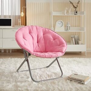 Urban Lifestyle Microsuede Sacuer Chair, Adult, Pink