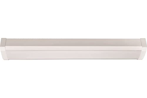 Lithonia Lighting FMLWL 24 840 Low-Profile LED Flush Mount Ceiling Light, Wraparound Lighting Fixture for Kitchen, Laundry Room, Garage, and More, 2-Foot, 4000K Cool White