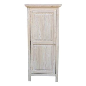 IC International Concepts Single Jelly Cabinet, 51-Inch, Unfinished