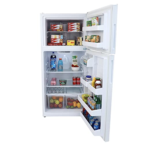 Avanti FF18D0W-4 FF18D Frost-Free Apartment Size Refrigerator, 18.0 Capacity, in White, 18 cu. ft