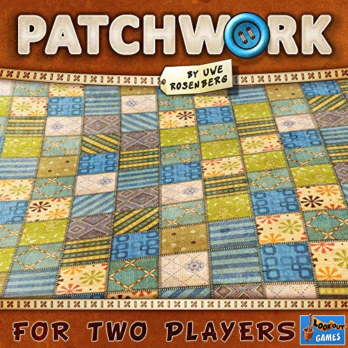 Patchwork | Strategy / Puzzle Game | Family Board Game | Two Player Game for Kids and Adults | Ages 8 and up |Average Playtime 30 Minutes | Made by Lookout Games , Brown