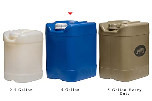 API Kirk Containers 5 Gallon Samson Stackers, Blue, 4 Pack (20 Gallons), Emergency Water Storage Kit - New! - Clean! - Boxed! - Kit Includes One Spigot and Cap Wrench