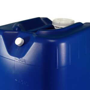 5 Gallon Samson Stackers, Blue, 8 Pack (40 Gallons), Emergency Water Storage Kit - New! - Boxed! Includes 1 Spigot and Cap Wrench