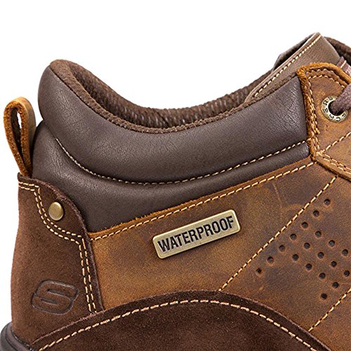 Skechers Men's Segment Melego Chukka Boot,Dark Brown,11.5 M US