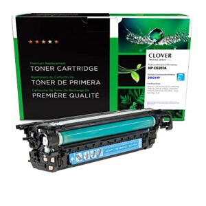 clover remanufactured toner cartridge replacement for hp ce261a (hp 648a) | cyan