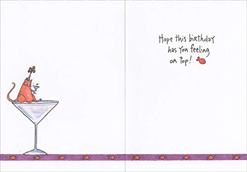 Oatmeal Studios Cat on Counter Funny Birthday Card