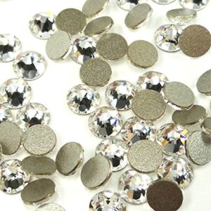 144 pcs Crystal (001) Clear Swarovski New 2088 Xirius 20ss Flat Backs Rhinestones 5mm DIY Bling Deco Round