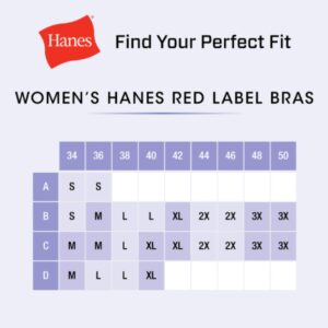 Hanes Women's Comfort Evolution Bra, Nude, X-Large