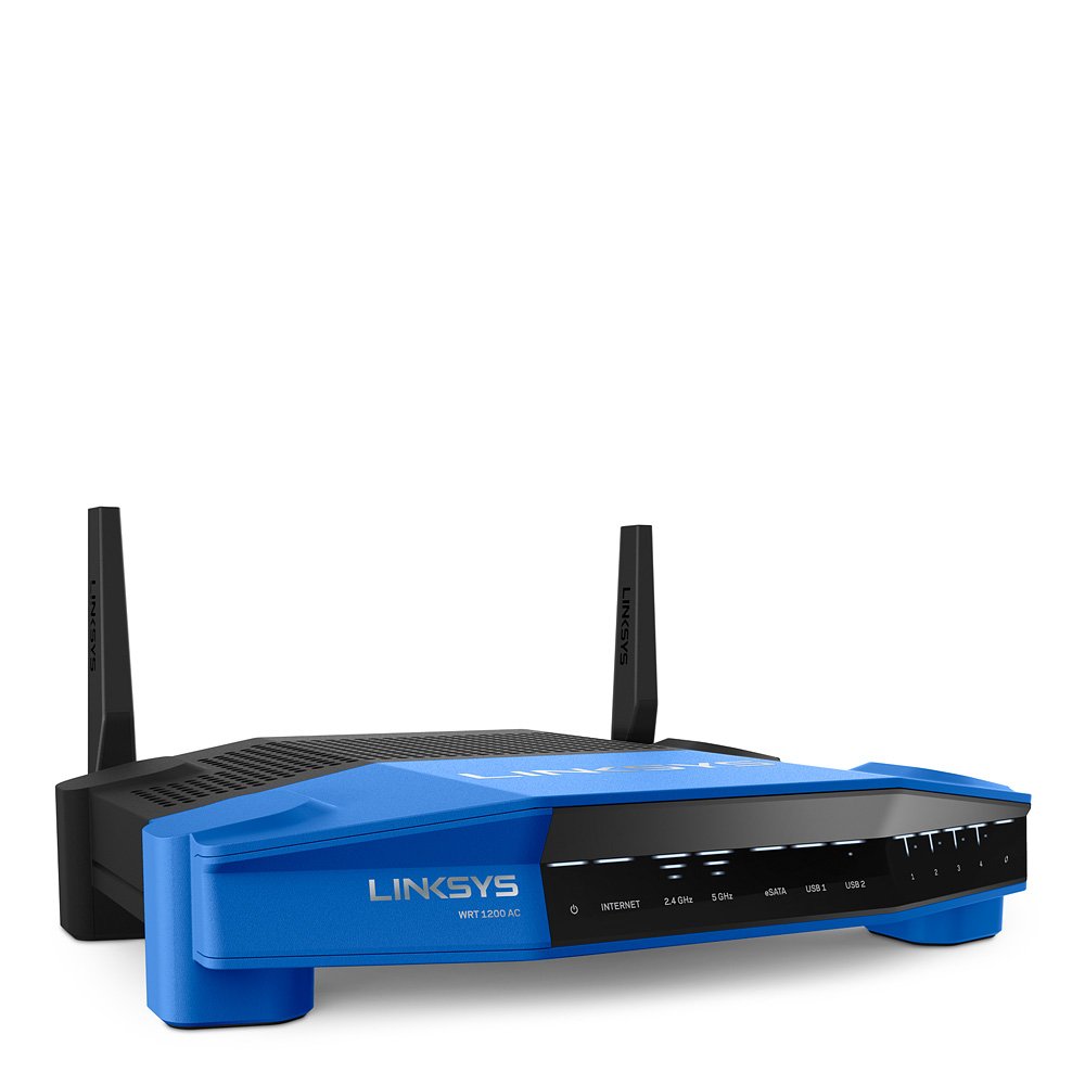 Linksys WRT1200AC Dual-Band and Wi-Fi Wireless Router with Gigabit and USB 3.0 Ports and eSATA