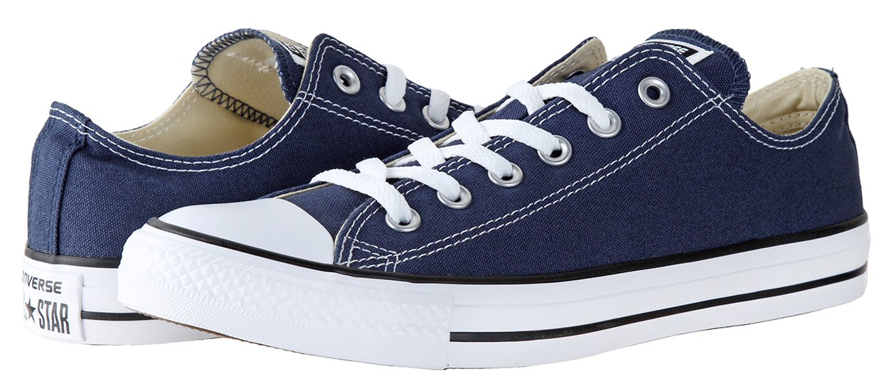 Converse M9697- Chuck Taylor All Star Ox Low Top Navy Unisex Sneakers, 11 Women/9 Men