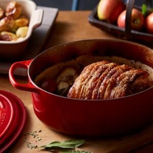 Le Creuset Enameled Cast Iron Signature Oval Dutch Oven, 2.75 qt., Cerise