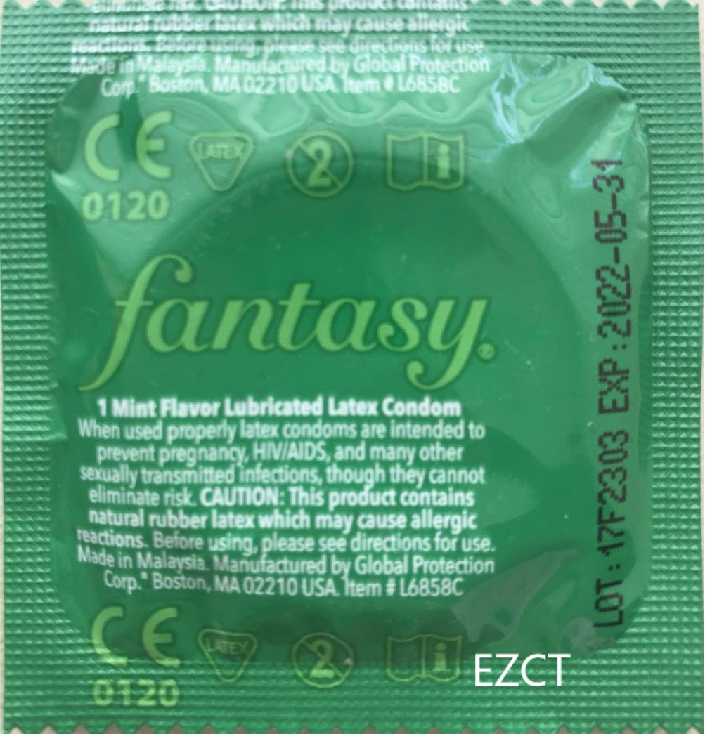 Fantasy Flavored Condoms Pack 12 Condoms : variety of flavors such as VANILLA, STRAWBERRY, MINT, GRAPE, CHOCOLATE, and BANANA. [The Random Fun That You Will Not Know Until You Have Used.]