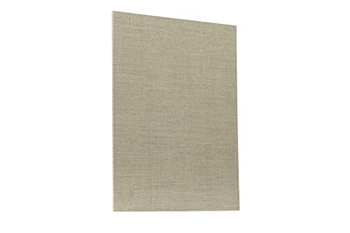 Senso Clear Primed Linen Panels - 12x12-3 Pack of Panels for Painting Oils, Acrylics, Pastels and More