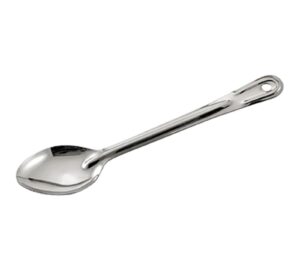 winco basting spoon solid, silver 11 inch