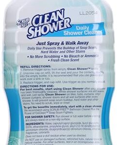 Clean Shower Daily Shower Cleaner Refill 60oz (Packaging May Vary)