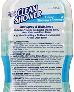 Clean Shower Daily Shower Cleaner Refill 60oz (Packaging May Vary)