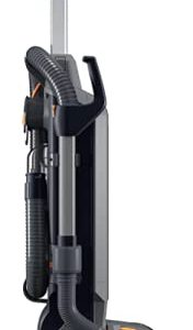 Hoover Commercial HushTone 13-Inch 2-Speed Upright Vacuum Cleaner with IntelliBelt Quiet Bagged HEPA Filtered Professional Rated, 40-Foot Long Cord, CH54113, Gray/Orange