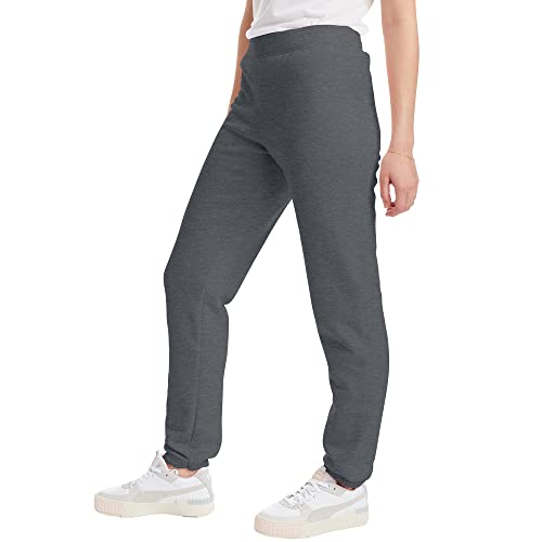 Hanes Womens Ecosmart Sweatpants, Midweight Fleece Joggers With Cinched Legs, 30" Athletic-sweatpants, Slate Heather, X-Large US