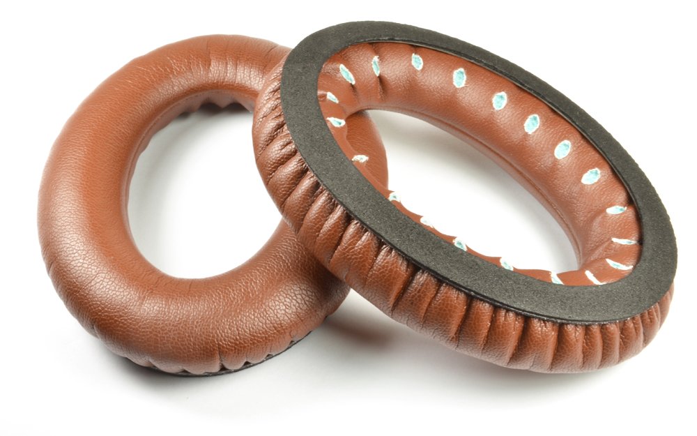 Synsen Replacement Ear Pads Cushion Compatible for Bose QuietComfort QC2,QuietComfort QC15,QuietComfort QC25,QuietComfort QC35,AE2,AE2i,AE2w,SoundTrue, SoundLink (Around-Ear) Headphones-Coffee Brown