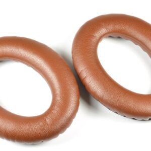 Synsen Replacement Ear Pads Cushion Compatible for Bose QuietComfort QC2,QuietComfort QC15,QuietComfort QC25,QuietComfort QC35,AE2,AE2i,AE2w,SoundTrue, SoundLink (Around-Ear) Headphones-Coffee Brown