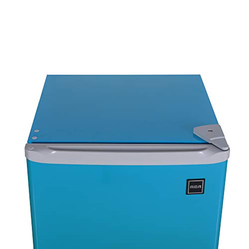 RCA RFR321-FR320/8 IGLOO Mini Refrigerator, 3.2 Cu Ft Fridge, Blue