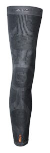 incrediwear leg sleeve – full length long leg sleeve for leg pain relief & muscle recovery, helps reduce swelling & inflammation, promotes circulation, leg sleeves for men & women (charcoal, large)