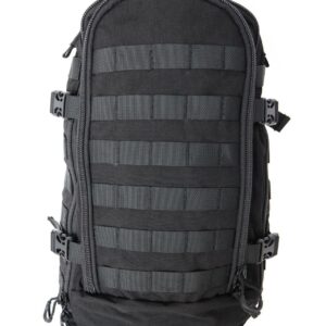 Hanks Surplus Military 26L ILBE Style Tactical Assault Patrol Molle Backpack (BLACK)