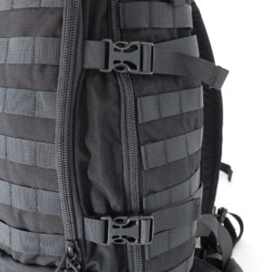 Hanks Surplus Military 26L ILBE Style Tactical Assault Patrol Molle Backpack (BLACK)