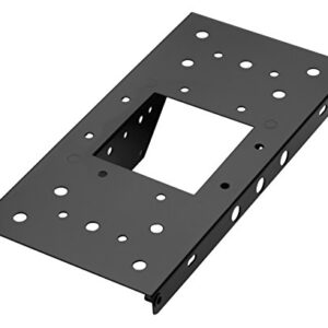 Architectural Mailboxes 7540B-10 4x4 Adapter Plate Accessory, 4" x 4", Black