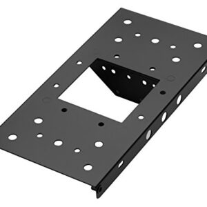 Architectural Mailboxes 7540B-10 4x4 Adapter Plate Accessory, 4" x 4", Black