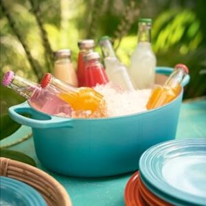 Le Creuset Enameled Cast Iron Signature Oval Dutch Oven, 6.75 qt., Caribbean