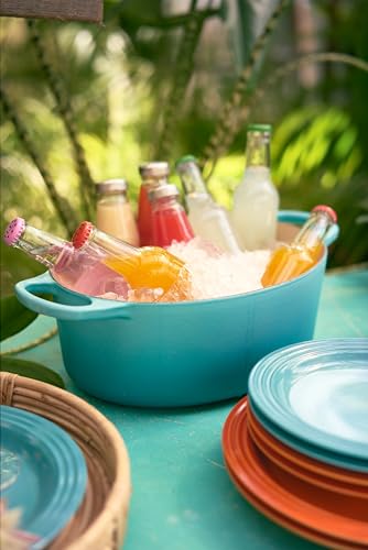 Le Creuset Enameled Cast Iron Signature Oval Dutch Oven, 6.75 qt., Caribbean