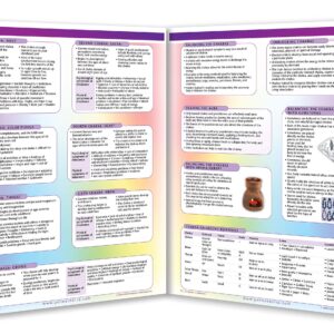 Permacharts Chakras Guide- Holistic Health Quick Reference Guide