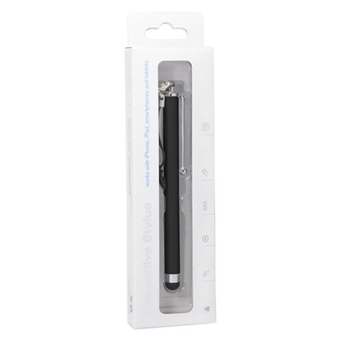 BoxWave Stylus Pen Compatible with Panasonic Toughpad FZ-M1 - Capacitive Stylus, Rubber Tip Capacitive Stylus Pen for Panasonic Toughpad FZ-M1 - Jet Black