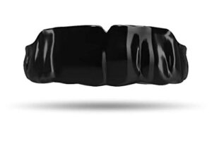 impact custom professional mma/boxing/muay thai mouthguard (black)